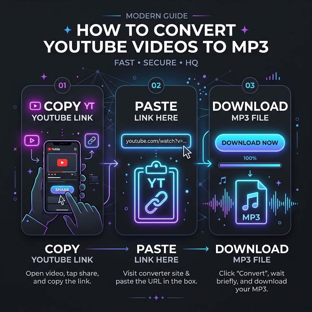 Instrucciones para convertir videos de YouTube a MP3 en ConveTube